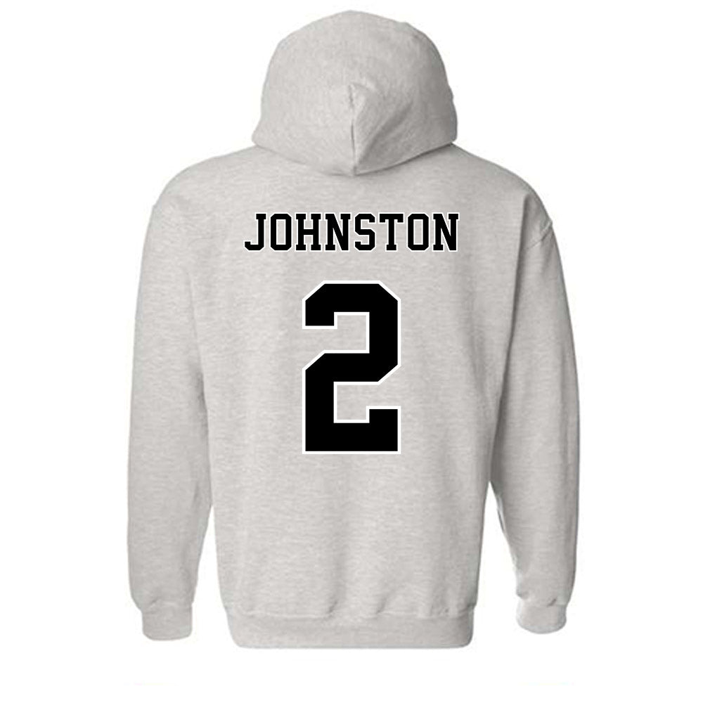 Towson - NCAA Women's Basketball : India Johnston - Classic Fashion Shersey Hooded Sweatshirt