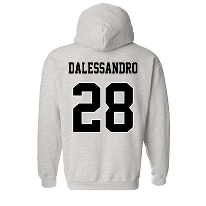 Towson - NCAA Baseball : Maximus DAlessandro - Classic Fashion Shersey Hooded Sweatshirt-1