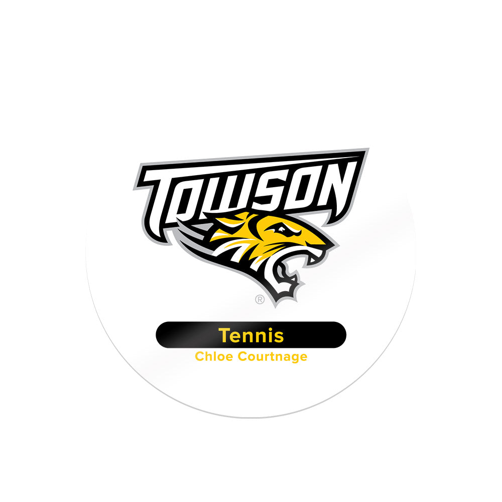 Towson - NCAA Women's Tennis : Chloe Courtnage - Sticker-0