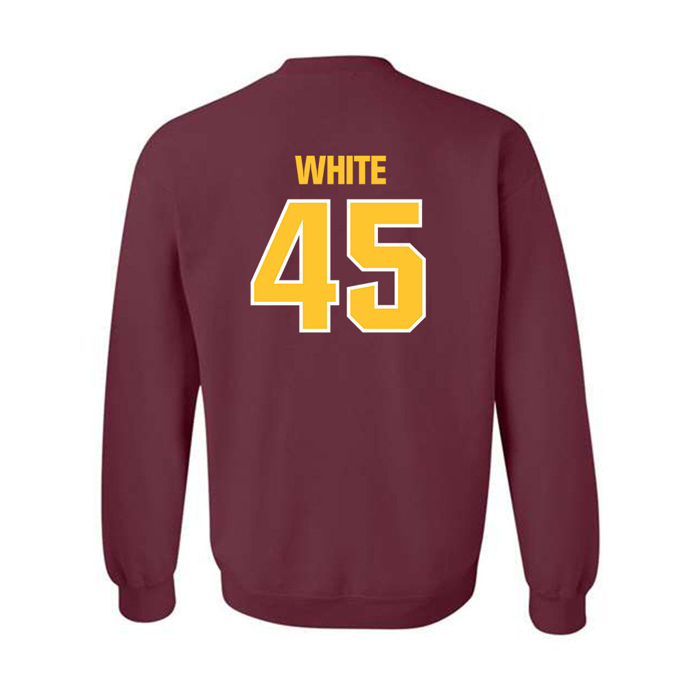 Central Michigan - NCAA Football : Xavier White - Classic Shersey Crewneck Sweatshirt-1
