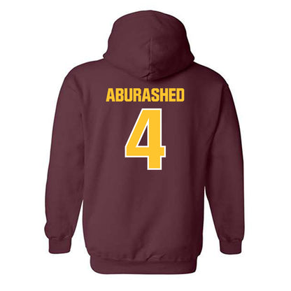 Central Michigan - NCAA Men's Basketball : Kareem Aburashed - Classic Shersey Hooded Sweatshirt-1