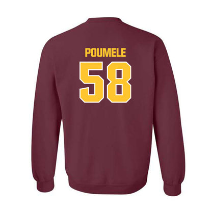 Central Michigan - NCAA Football : Apisa Poumele - Classic Shersey Crewneck Sweatshirt-1