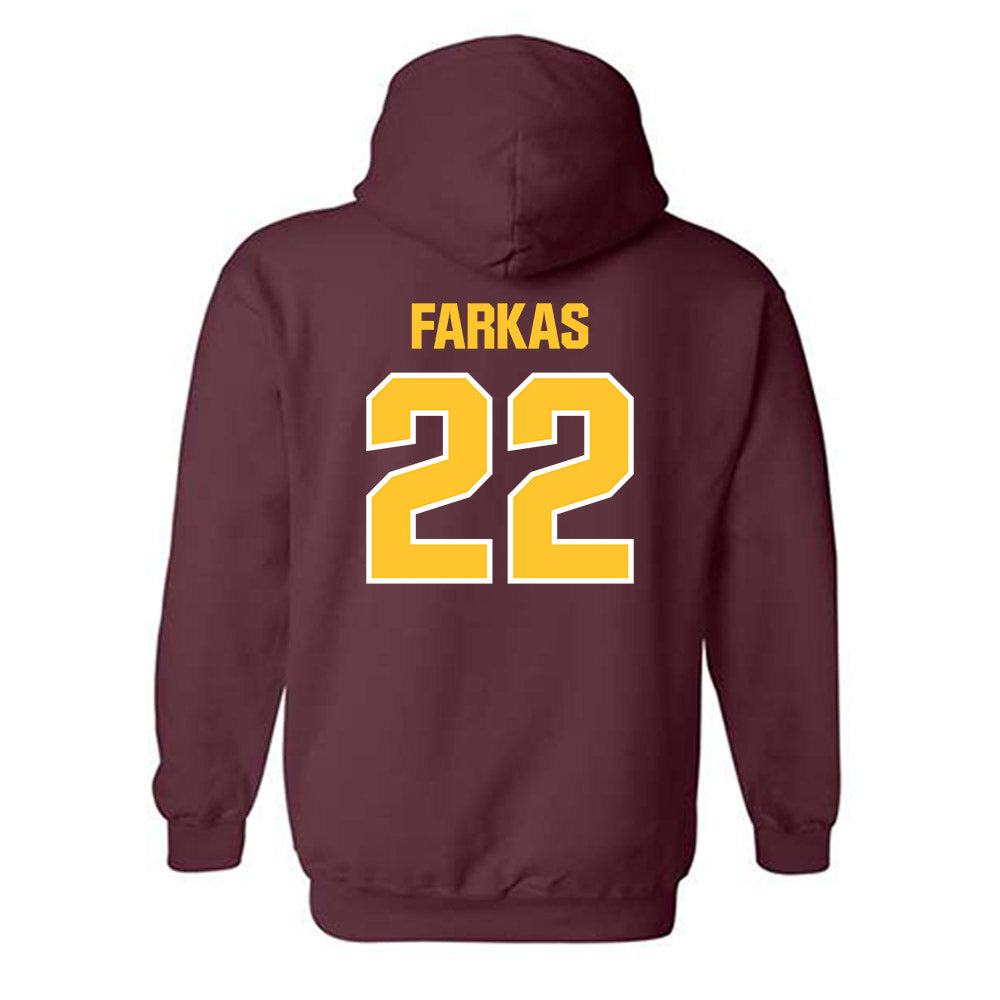 Central Michigan - NCAA Women's Soccer : Ella Farkas - Classic Shersey Hooded Sweatshirt-1
