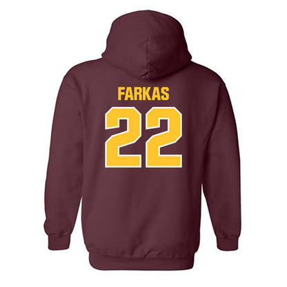 Central Michigan - NCAA Women's Soccer : Ella Farkas - Classic Shersey Hooded Sweatshirt-1