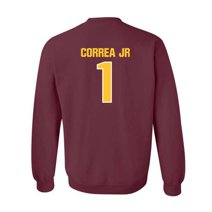 Central Michigan - NCAA Baseball : Miguel Correa Jr - Classic Shersey Crewneck Sweatshirt-1