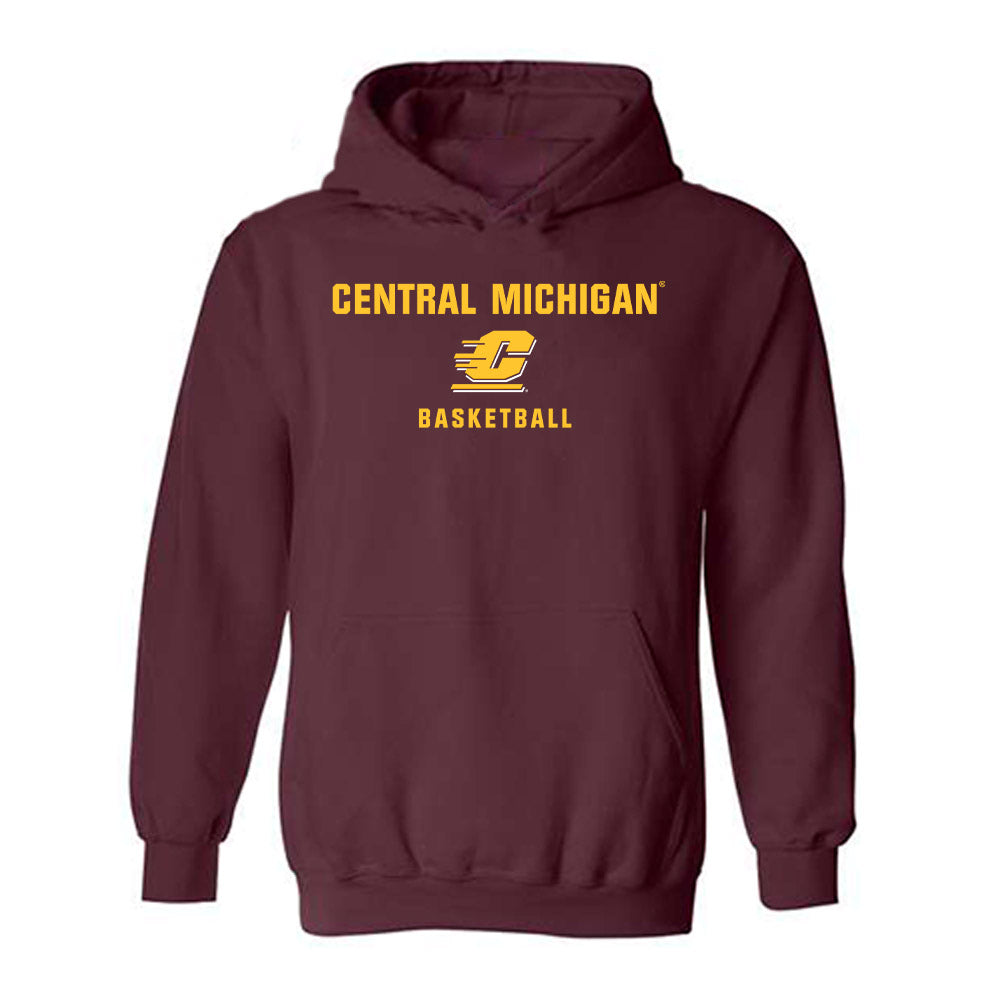 Central Michigan - NCAA Men's Basketball : Kareem Aburashed - Classic Shersey Hooded Sweatshirt-0