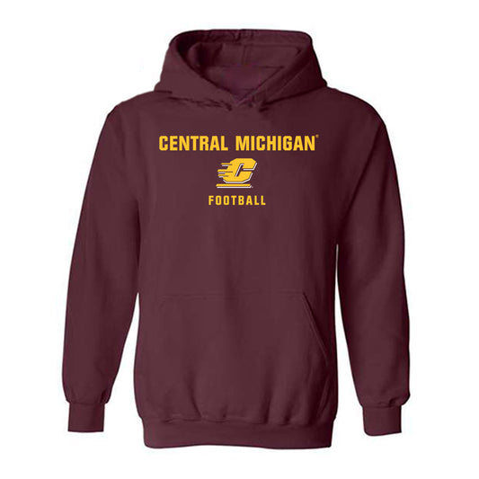 Central Michigan - NCAA Football : Mekhi Jenkins - Classic Shersey Hooded Sweatshirt-0