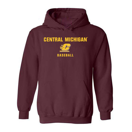 Central Michigan - NCAA Baseball : Tyson Potts - Classic Shersey Hooded Sweatshirt-0