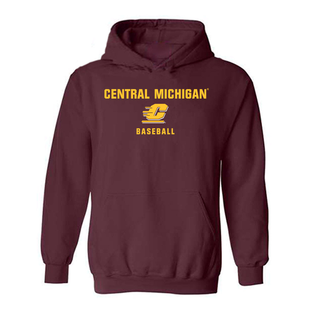 Central Michigan - NCAA Baseball : Aaron Piasecki - Classic Shersey Hooded Sweatshirt-0