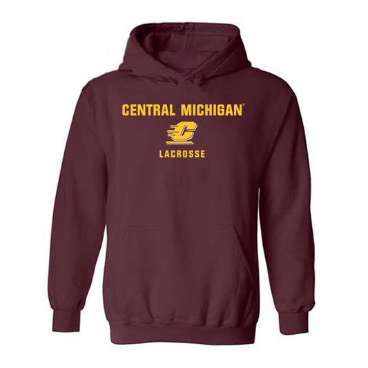 Central Michigan - NCAA Women's Lacrosse : Margaret English - Classic Shersey Hooded Sweatshirt-0