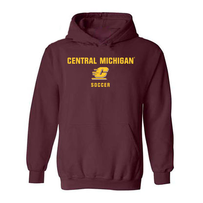 Central Michigan - NCAA Women's Soccer : Madison Bloom - Classic Shersey Hooded Sweatshirt-0