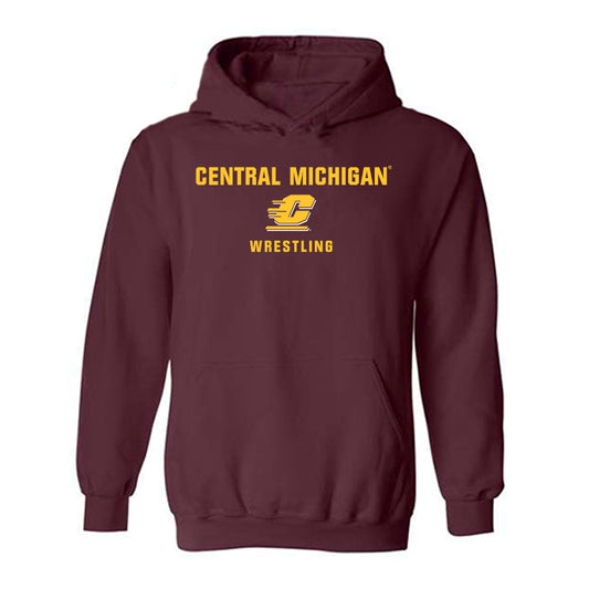 Central Michigan - NCAA Wrestling : Mason Shrader - Classic Shersey Hooded Sweatshirt