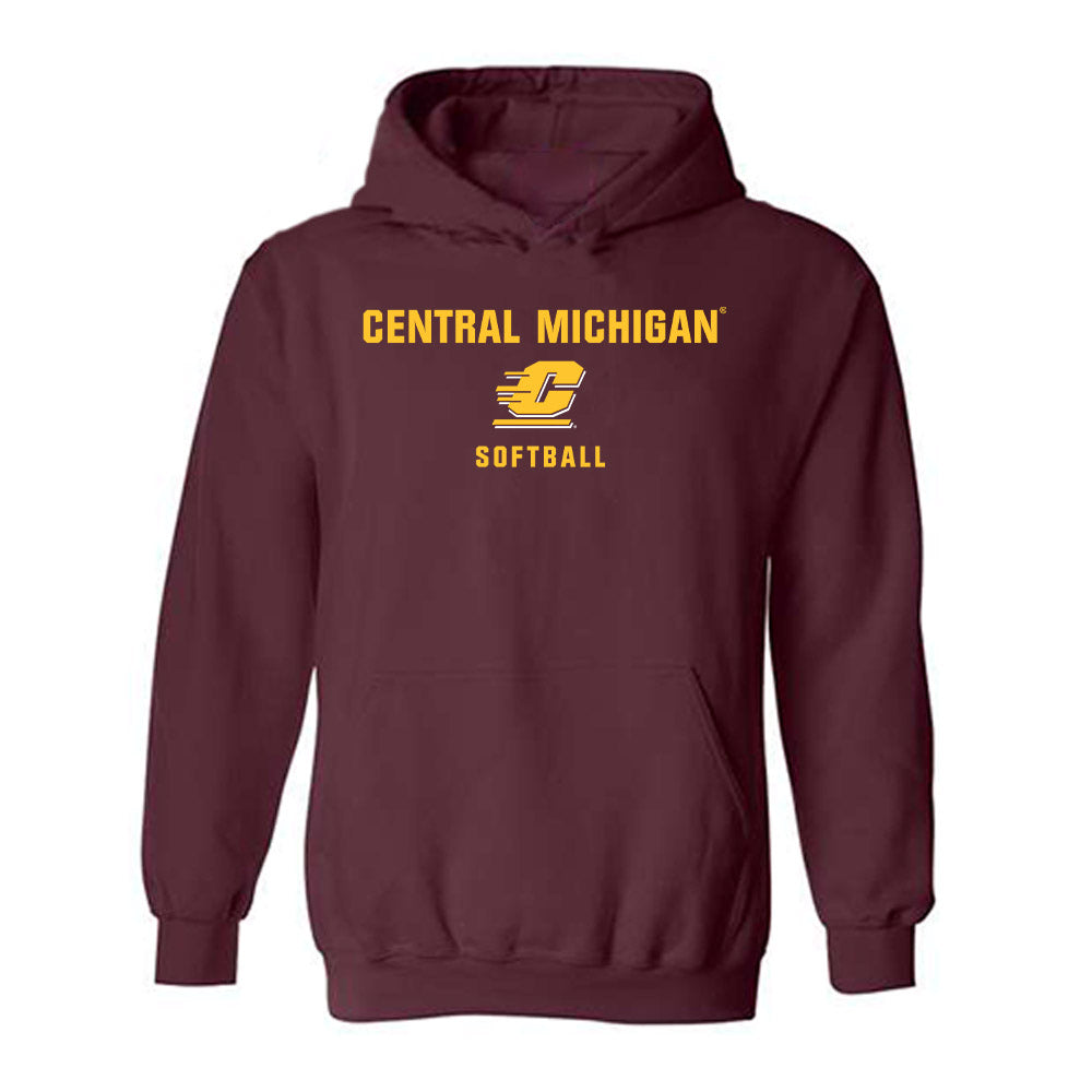 Central Michigan - NCAA Softball : Rachel Cairo - Classic Shersey Hooded Sweatshirt-0