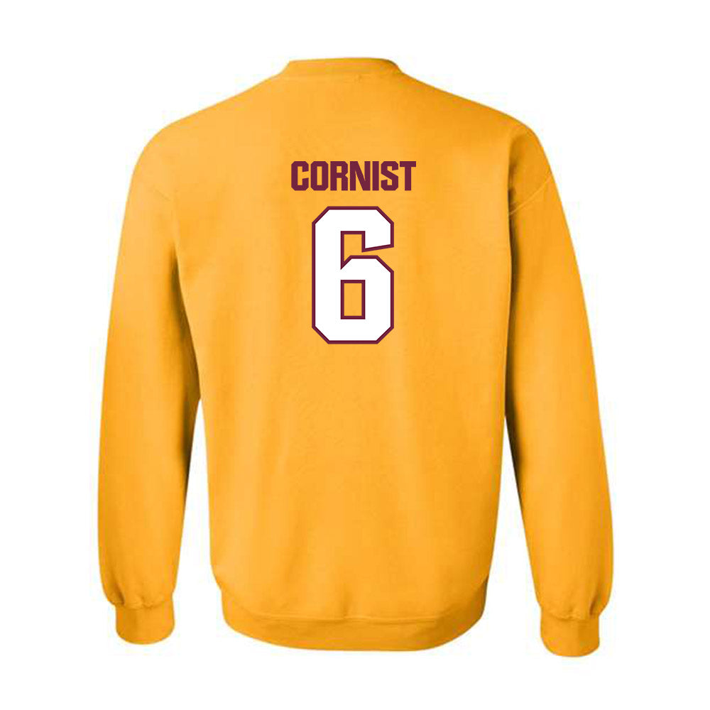 Central Michigan - NCAA Football : Trey Cornist - Classic Shersey Crewneck Sweatshirt-1