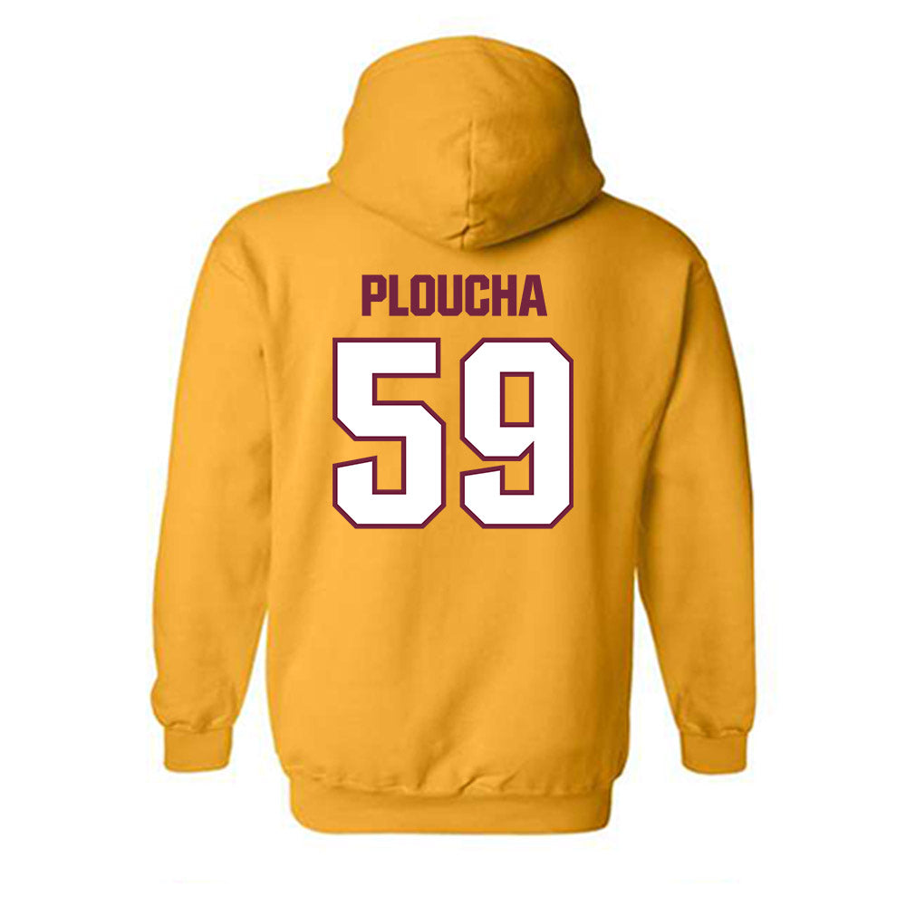 Central Michigan - NCAA Football : Brady Ploucha - Classic Shersey Hooded Sweatshirt-1