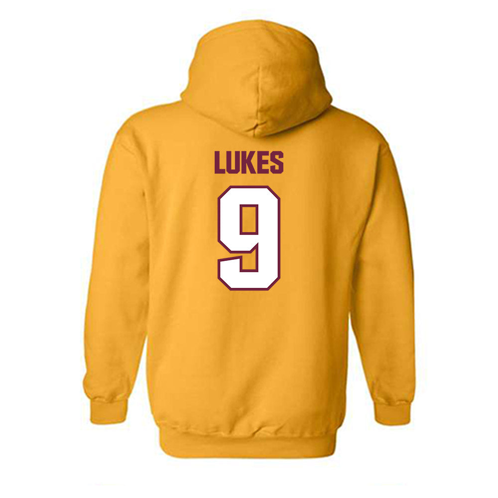 Central Michigan - NCAA Football : Marion Lukes - Classic Shersey Hooded Sweatshirt-1