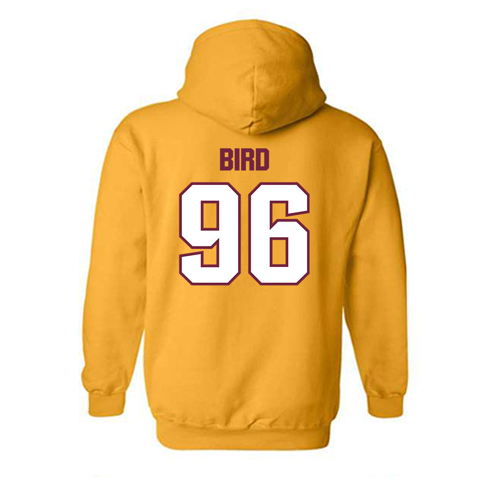Central Michigan - NCAA Football : Quavion Bird - Classic Shersey Hooded Sweatshirt-1