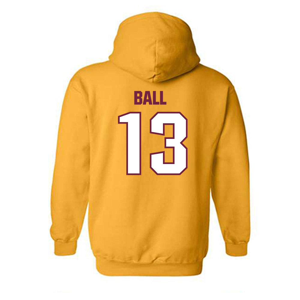 Central Michigan - NCAA Baseball : Nathan Ball - Classic Shersey Hooded Sweatshirt