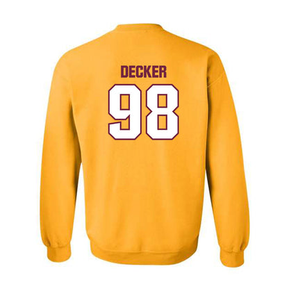 Central Michigan - NCAA Football : Jonathan Decker - Classic Shersey Crewneck Sweatshirt-1