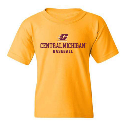 Central Michigan - NCAA Baseball : Nathan Ball - Classic Shersey Youth T-Shirt