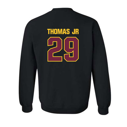 Central Michigan - NCAA Football : Andre Thomas Jr - Classic Shersey Crewneck Sweatshirt-1
