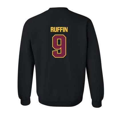 Central Michigan - NCAA Football : Justin Ruffin - Classic Shersey Crewneck Sweatshirt-1