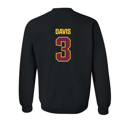Central Michigan - NCAA Football : Tyson Davis - Classic Shersey Crewneck Sweatshirt-1