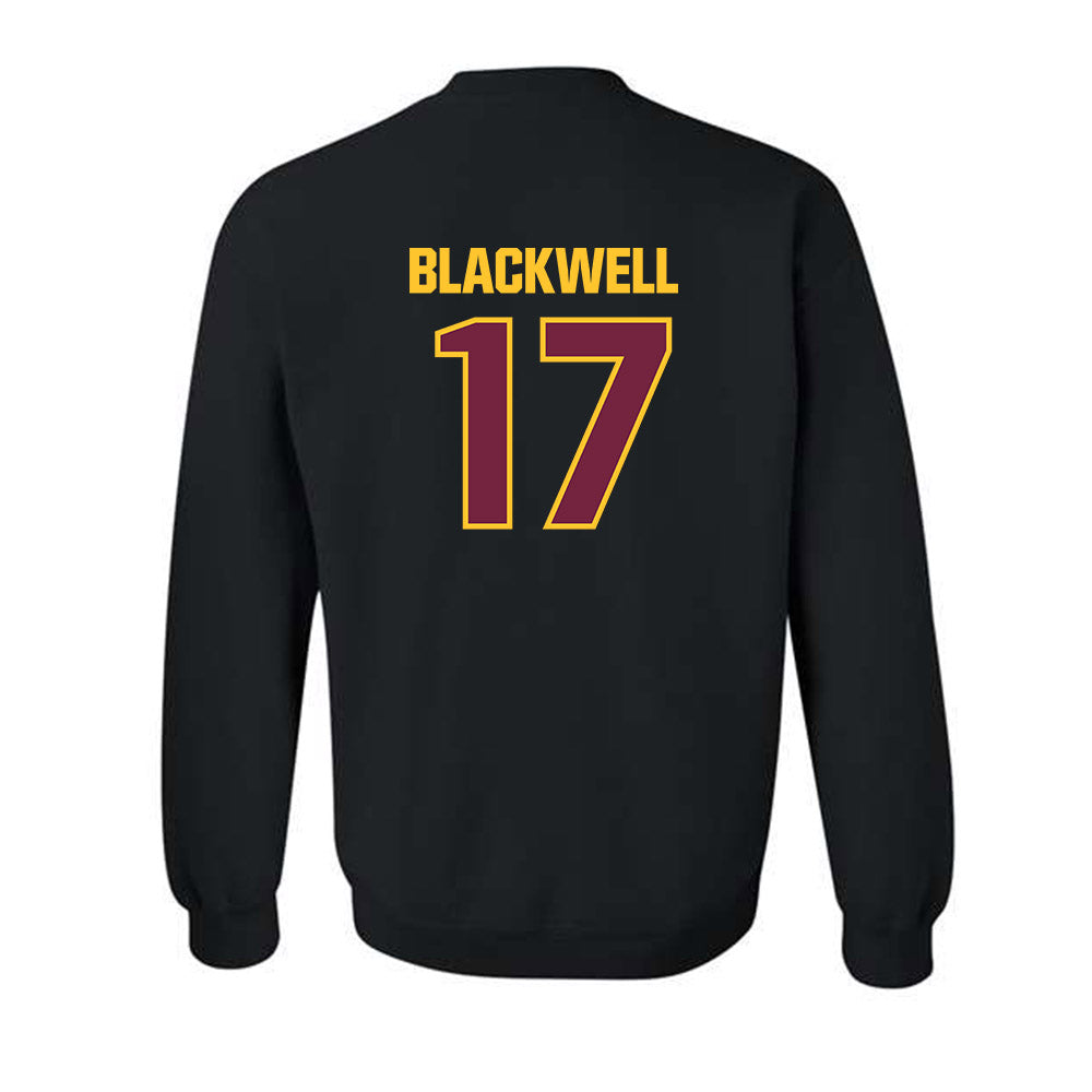 Central Michigan - NCAA Football : Maddix Blackwell - Classic Shersey Crewneck Sweatshirt-1