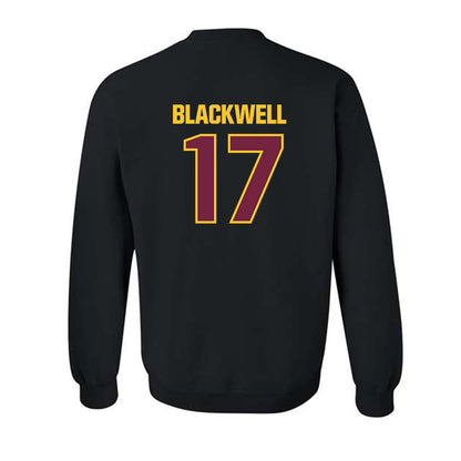 Central Michigan - NCAA Football : Maddix Blackwell - Classic Shersey Crewneck Sweatshirt-1