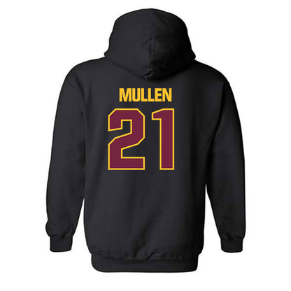 Central Michigan - NCAA Men's Basketball : Nick Mullen - Classic Shersey Hooded Sweatshirt-1