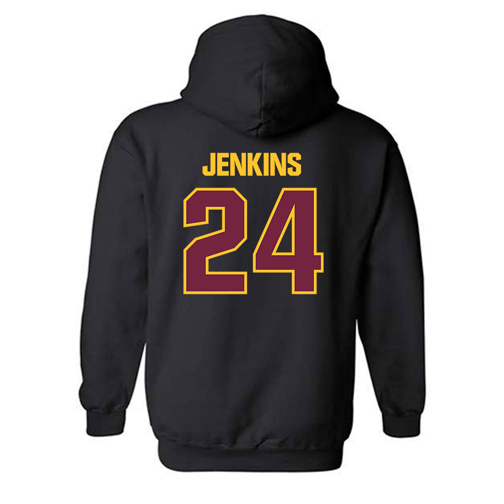 Central Michigan - NCAA Football : Mekhi Jenkins - Classic Shersey Hooded Sweatshirt-1