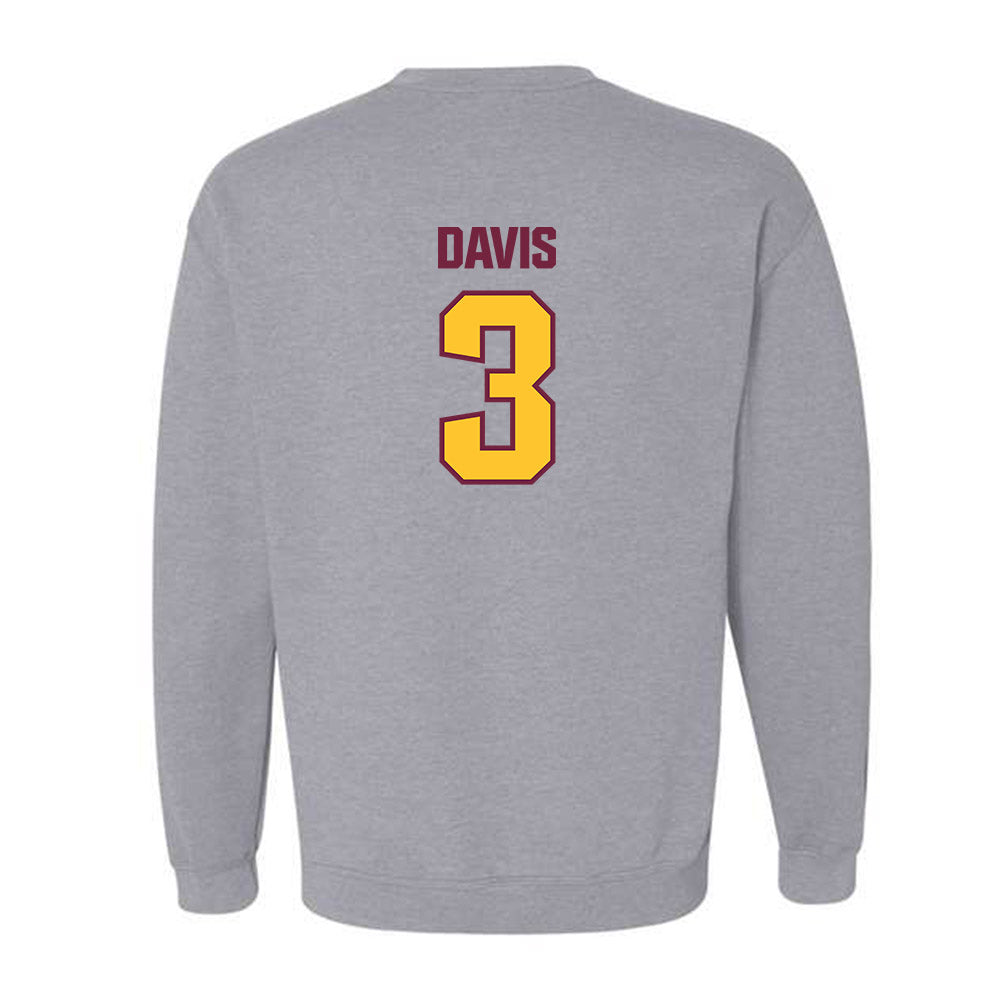 Central Michigan - NCAA Football : Tyson Davis - Classic Shersey Crewneck Sweatshirt-1