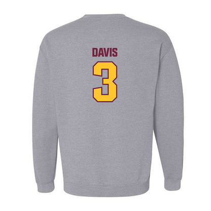 Central Michigan - NCAA Football : Tyson Davis - Classic Shersey Crewneck Sweatshirt-1