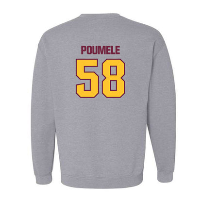 Central Michigan - NCAA Football : Apisa Poumele - Classic Shersey Crewneck Sweatshirt-1