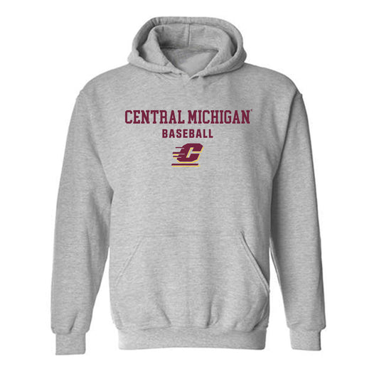 Central Michigan - NCAA Baseball : Nathan Ball - Classic Shersey Hooded Sweatshirt