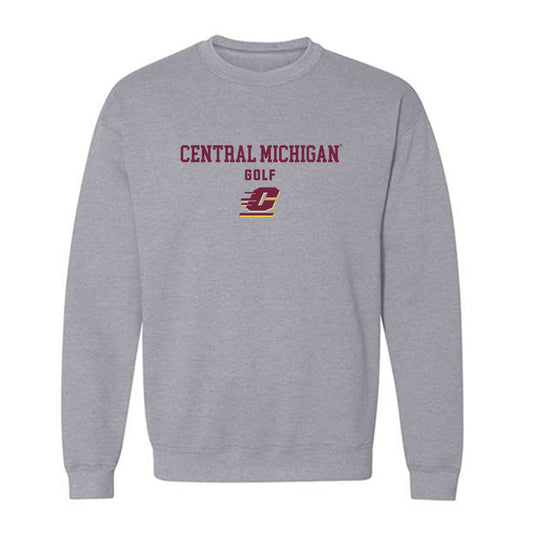 Central Michigan - NCAA Women's Golf : evanka shah - Classic Shersey Crewneck Sweatshirt-0