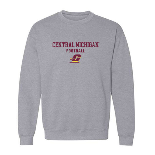 Central Michigan - NCAA Football : Marion Lukes - Classic Shersey Crewneck Sweatshirt-0