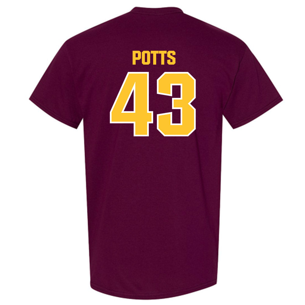 Central Michigan - NCAA Baseball : Tyson Potts - Classic Shersey T-Shirt-1