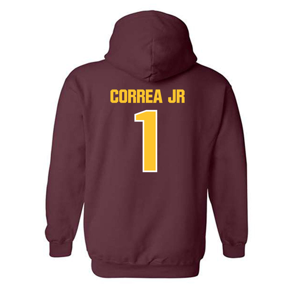 Central Michigan - NCAA Baseball : Miguel Correa Jr - Classic Shersey Hooded Sweatshirt-1