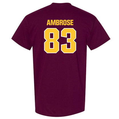 Central Michigan - NCAA Football : Travis Ambrose - Classic Shersey T-Shirt-1