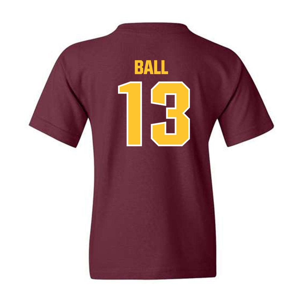 Central Michigan - NCAA Baseball : Nathan Ball - Classic Shersey Youth T-Shirt