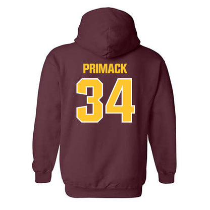 Central Michigan - NCAA Women's Soccer : Taylor Primack - Classic Shersey Hooded Sweatshirt-1