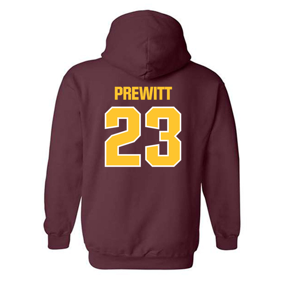 Central Michigan - NCAA Women's Basketball : Demetria Prewitt - Classic Shersey Hooded Sweatshirt-1