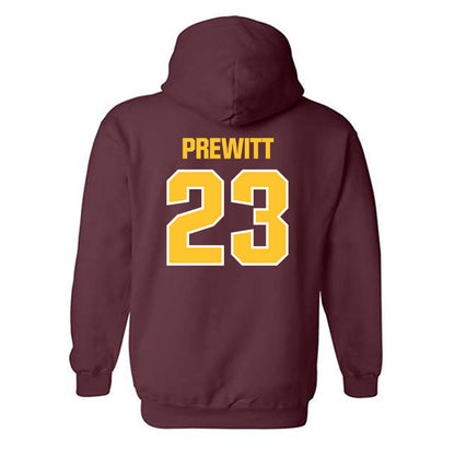 Central Michigan - NCAA Women's Basketball : Demetria Prewitt - Classic Shersey Hooded Sweatshirt-1