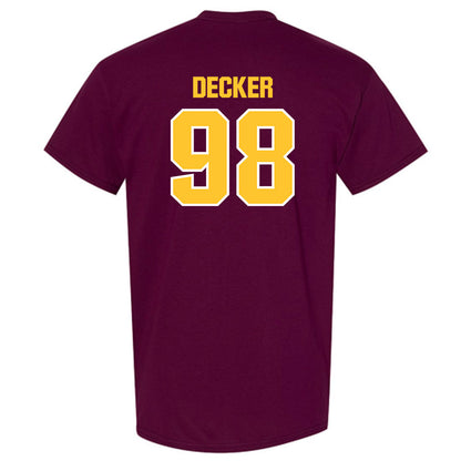 Central Michigan - NCAA Football : Jonathan Decker - Classic Shersey T-Shirt-1