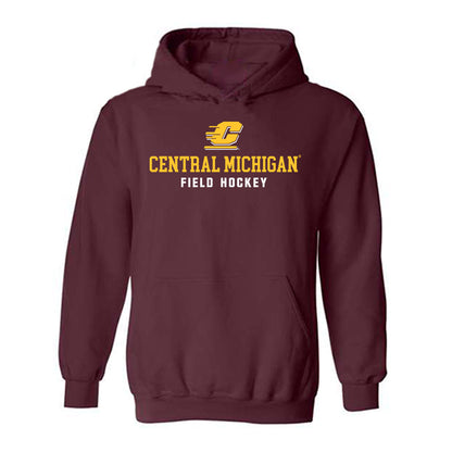 Central Michigan - NCAA Women's Field Hockey : Nora Evans - Classic Shersey Hooded Sweatshirt-0