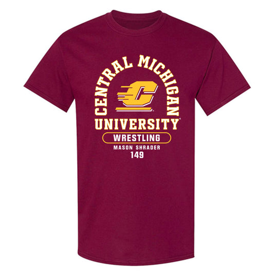 Central Michigan - NCAA Wrestling : Mason Shrader - Classic Fashion Shersey T-Shirt