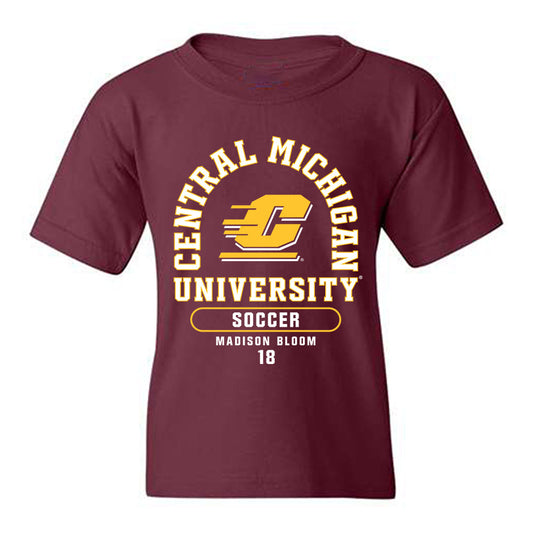 Central Michigan - NCAA Women's Soccer : Madison Bloom - Classic Fashion Shersey Youth T-Shirt-0