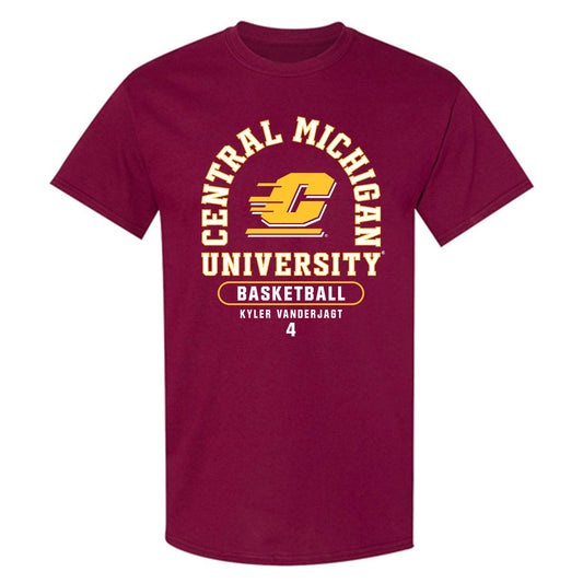 Central Michigan - NCAA Men's Basketball : Kyler VanderJagt - Classic Fashion Shersey T-Shirt