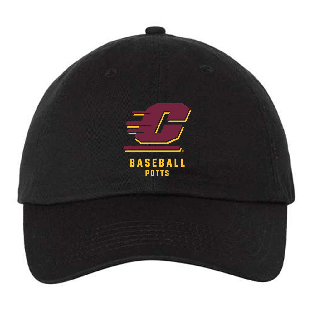 Central Michigan - NCAA Baseball : Tyson Potts - Dad Hat-0